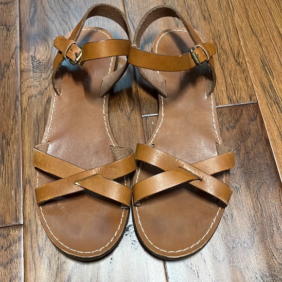 Madewell leather strap sandals size 8 - Picture 2 of 5